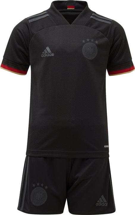 Actual product image adidas DFB Mini Kit away kit EM 2020/2021 (size: 104, black) (104)