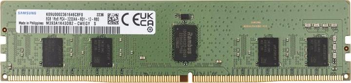 Produktbild Samsung DDR4 3200 ECC REG S8 (1 x 8GB, 3200 MHz, DDR4-RAM, DIMM)