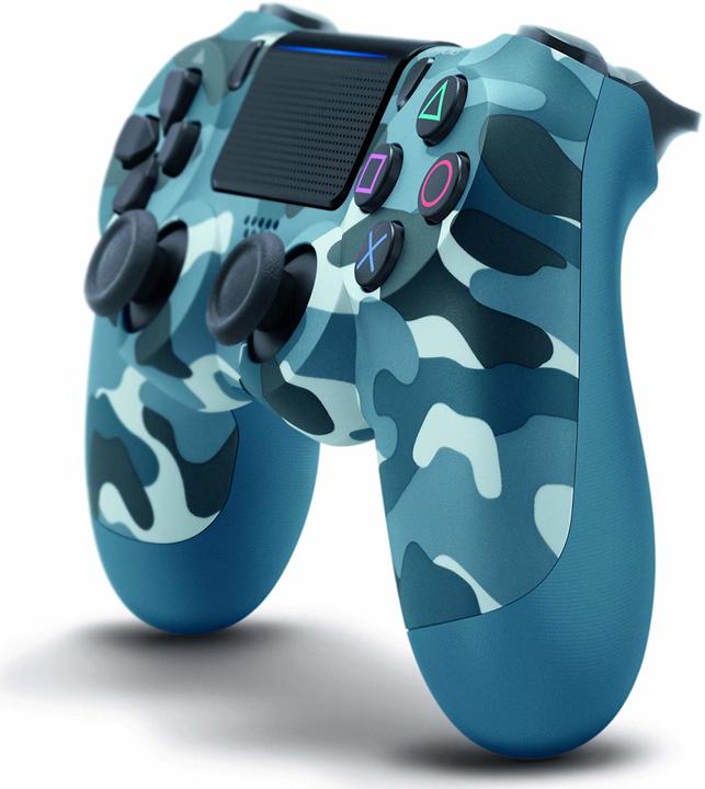 Productafbeelding Sony PS4 Dualshock 4 Draadloze Controller - Blauw Camouflage (PS4)