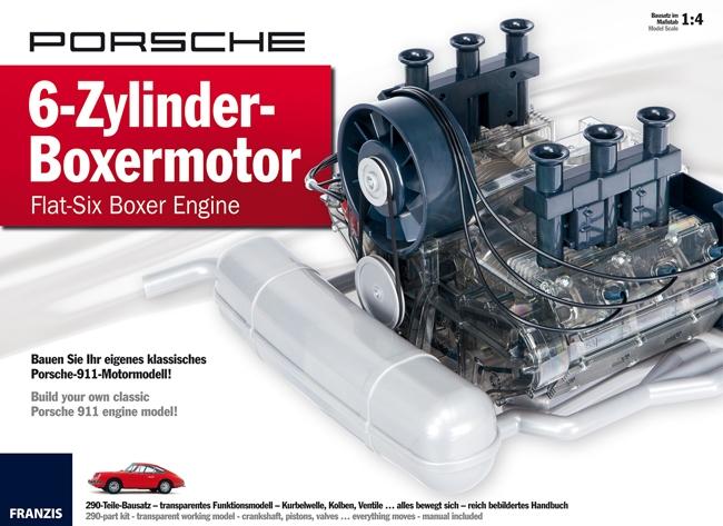 Image du produit Franzis Moteur boxer Porsche 6 cylindres