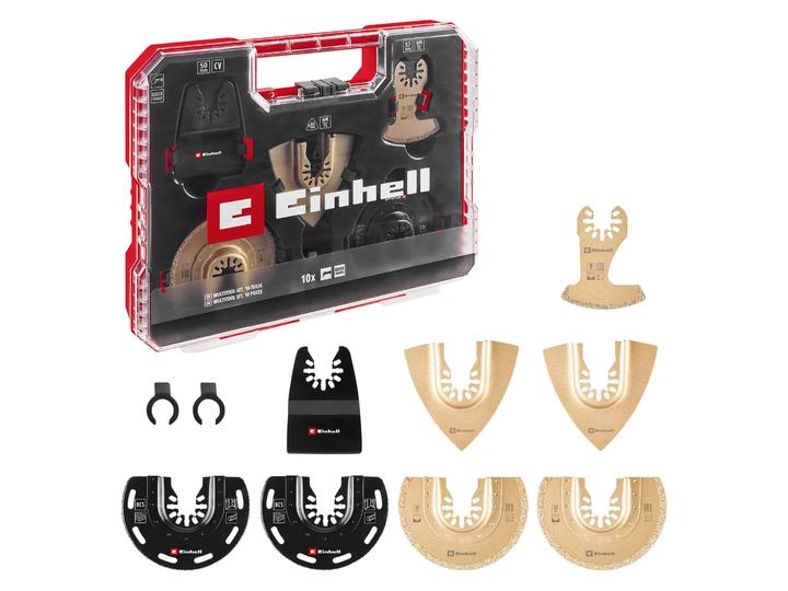 Immagine prodotto Einhell Multitool-Set, 708110, XL-PLUS-Case, 10-teilig