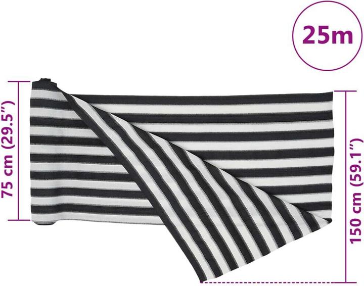 Image du produit VidaXL Zaunblende HDPE 75 g/m² (250 cm)
