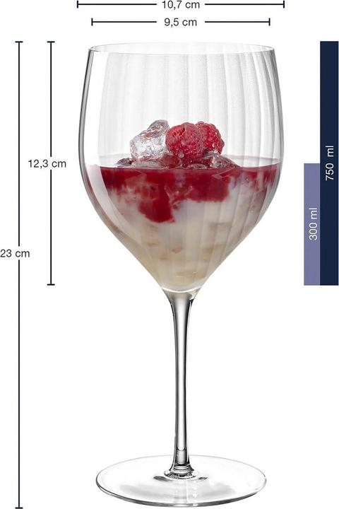 Produktbild Leonardo Cocktailglas Poesia 750 ml, 6 Stück, Transparent (7.50 dl, 6 x, Aperitifgläser)
