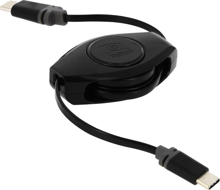Image du produit ReTrak Câble rétractable USB-C / USB-C (1 m, USB 2.0)