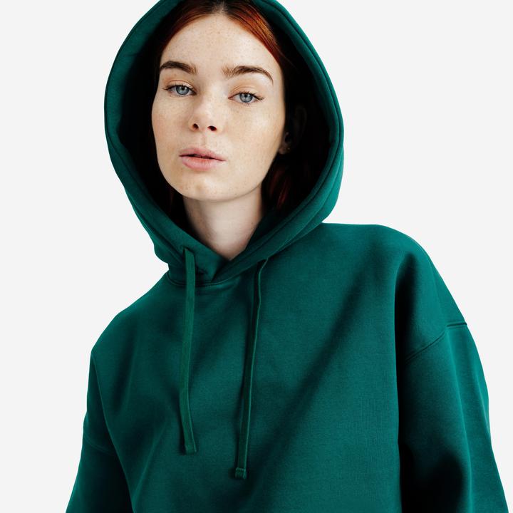 Image du produit Decathlon Sweat à capuche femme, Elementals, vert (XXL)