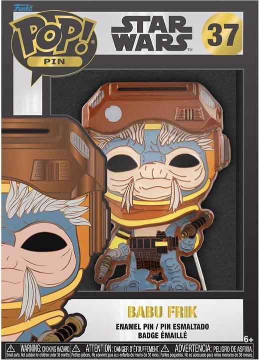 Actual product image Funko Star Wars POP! pin pin's émaillé Babu Frik 10 cm