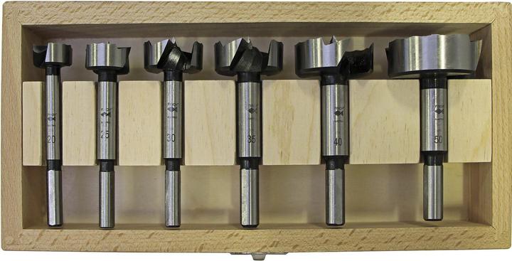 Immagine prodotto Fisch Tools Set di punte Forstner tipo 0317 (20, 25, 30, 35, 40, 50 millimetri)