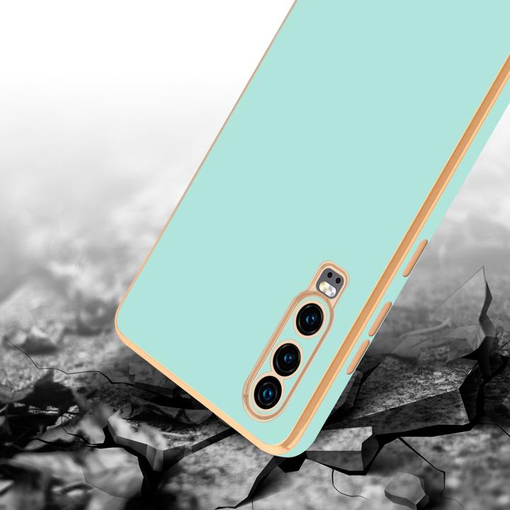 Image du produit Cadorabo Housse pour Huawei P30 en TPU avec protection pour appareil photo LM130 Style (Huawei P30)