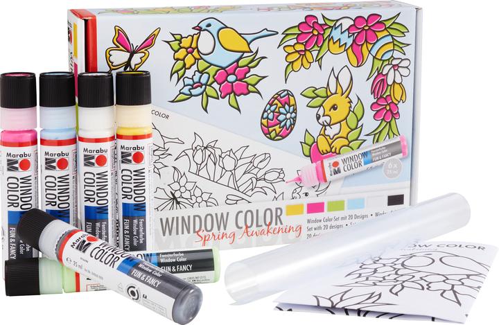 Actual product image Marabu Window Colour Fun and Fancy "Spring Awakening (Multinational)