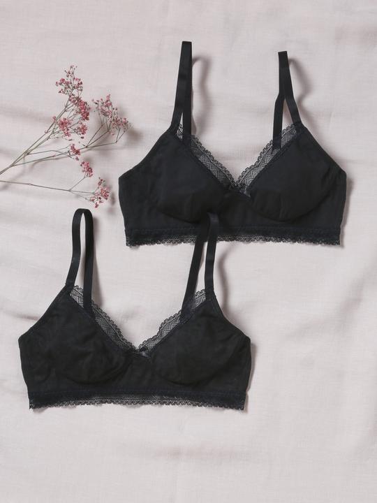 Immagine prodotto Vertbaudet Confezione da 2 reggiseni premaman in cotone biologico (75 D, Confezione da 2)