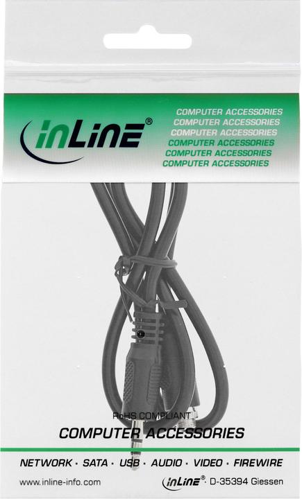 Produktbild InLine Audio Adapterkabel (0.60 m, 3.5mm Klinke (AUX))