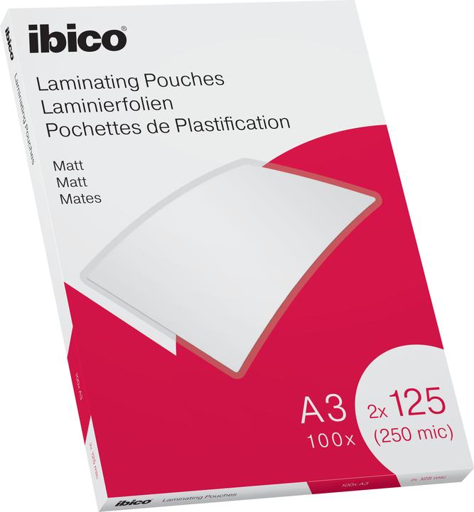 Ibico Laminating film A3, 125 µm 100 pieces (A3, 100 Piece, 125 µm)