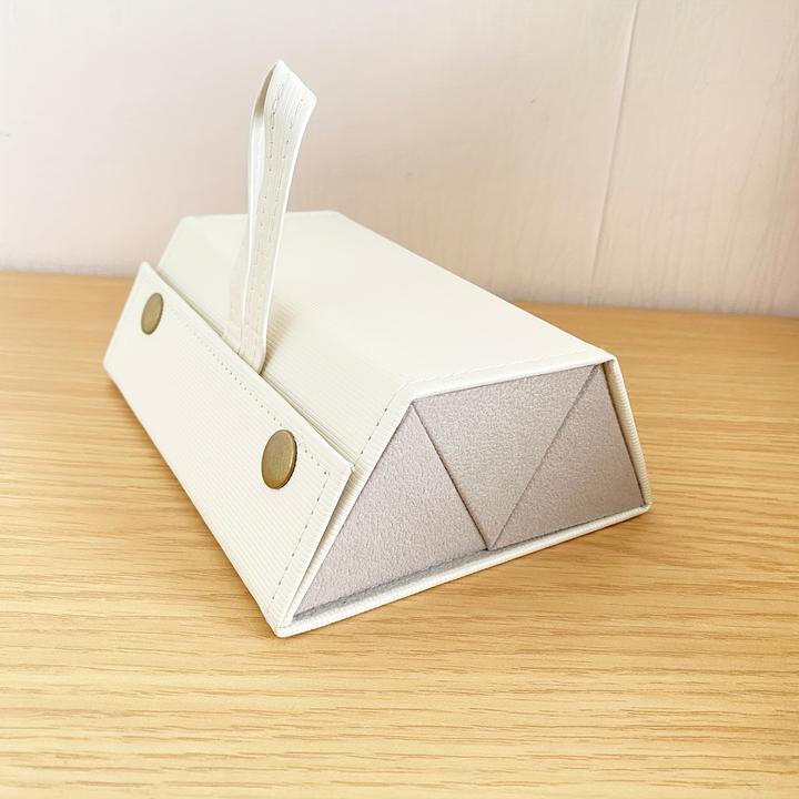 Produktbild Only-Bags.Store 1pc Glasses Organizer Case, Portable Glasses Case, PU Leder Hanging Foldable Eyeglasses Case
