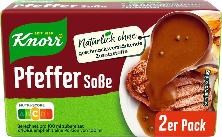 Produktbild Knorr Pfeffer Sosse ergibt 2 x 250 ml