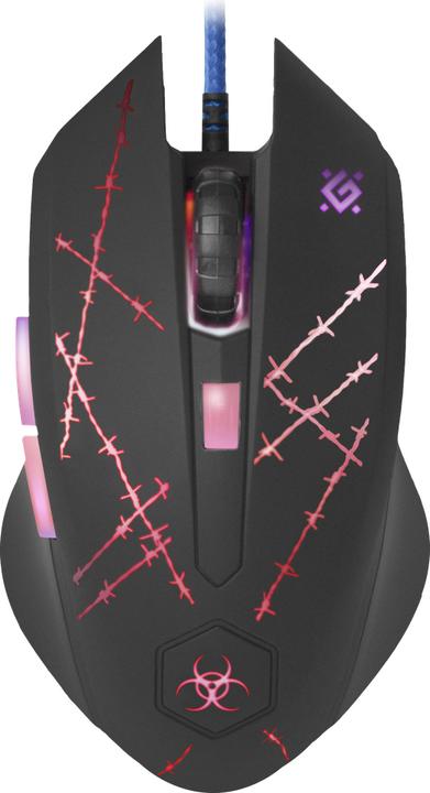 Produktbild Defender Forced GM-020L Maus Beidhändig USB Typ-A Optisch 3200 DPI (Kabelgebunden)