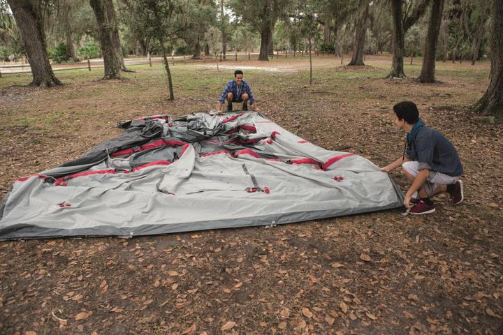 Actual product image Bestway Pavillo Sierra Air Pro X6 (Inflatable tent, 28.80 kg, 9+ people)