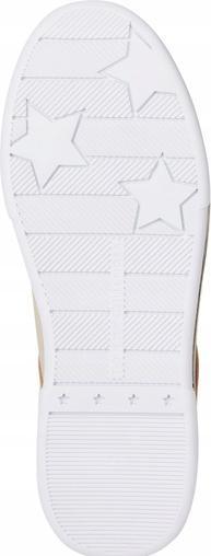 Actual product image Tommy Hilfiger Court Sneaker Golden Women's Shoes (39)