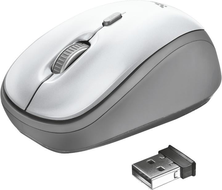 Image du produit Trust Souris sans fil Yvi blanc (Sans fil)
