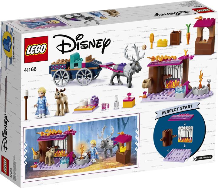 Actual product image LEGO Elsa and the Reindeer Carriage (41166, LEGO Disney)