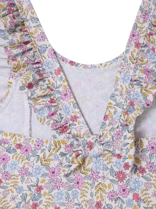 Produktbild Vertbaudet Mädchen Baby Badeanzug mit Volants, Blumenprint (86)