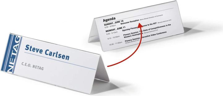 Image du produit Durable Plaque de table en acrylique