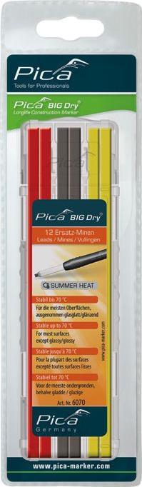 Produktbild Pica Ersatzminen BIG-Dry SUMMER S (Ersatzmine, Rot, Gelb, Grau)