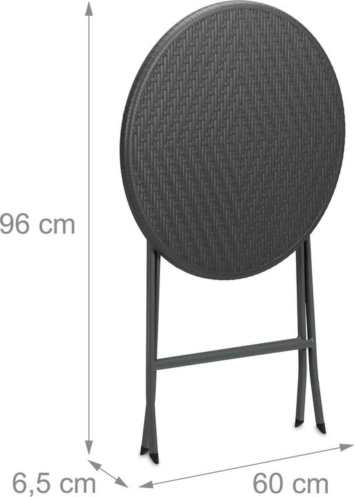 Immagine prodotto Relaxdays Tavolo da-campeggio (60 cm)