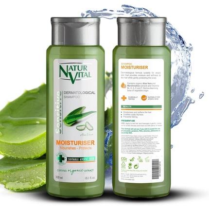 NaturVital CHAMPU SENSITIVE hidratante 300 ml (300 ml, Flüssiges Shampoo)
