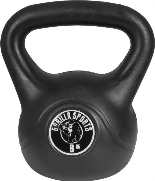 Immagine prodotto Gorilla Sports Plastica Kettlebell (1 x 10 kg, 1 x 8 kg, 1 x 12 kg)