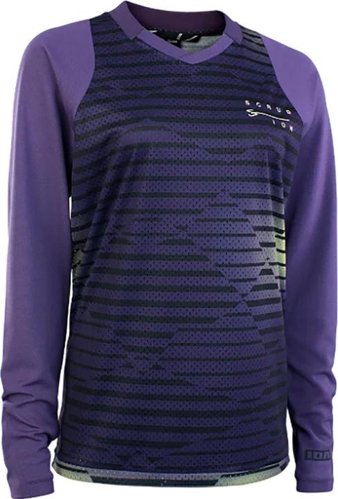 ION Bike Jersey Scrub LS women - dark-purple