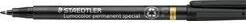Actual product image Staedtler Lumocolor special F foil pen (Black, 0.40 mm, 10 x)