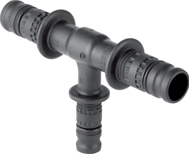Actual product image Geberit Mepla press fitting T-piece plastic 40 x 20 x 40 mm 625.317.00.5 (Press connection)