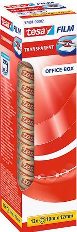 Actual product image tesa 6x tesafilm TRANSPARENT - with strong adhesion - non-ageing and tear-resistant (25 mm)