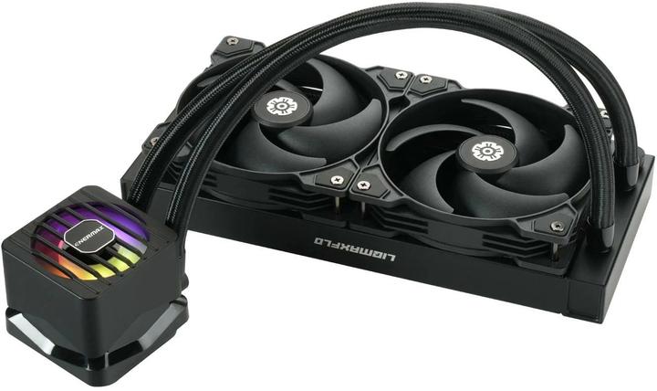 Actual product image Enermax LIQMAXFLO SR 240mm CPU AIO liquid cooler - Xtreme dual chamber PWM pump