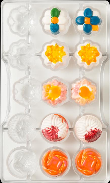 Actual product image Decora Professional spring chocolate mould 15 ø 3x2 cm