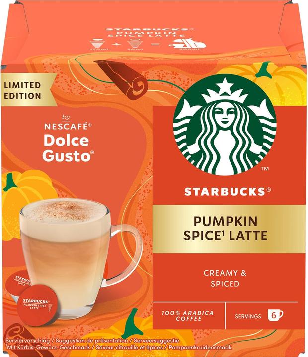 Produktbild Starbucks Pumpkin Spice Latte by Nescafé Dolce Gusto (6 x Port.)