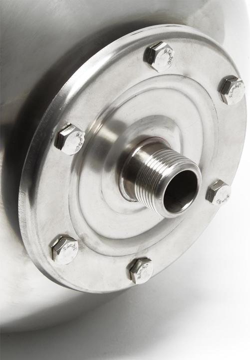 Produktbild Wiltec Edelstahl Membrankessel 100L Hauswasserwerk Ausdehnungsgefäss horizontal (Hauswasserpumpe)