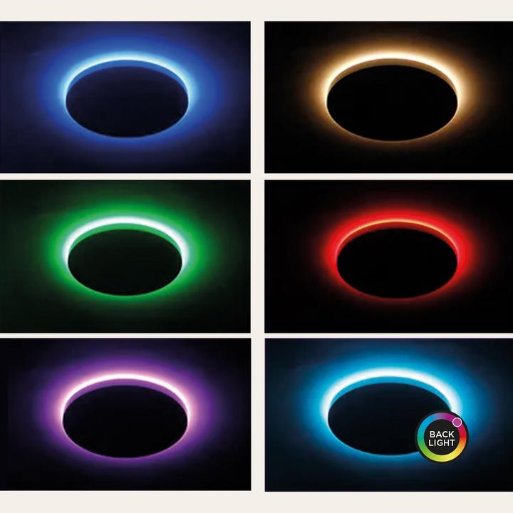 Image du produit KSIX Plafon LED Duo Intelligent Cct-Rgb 24w 42cm (2450 lm)