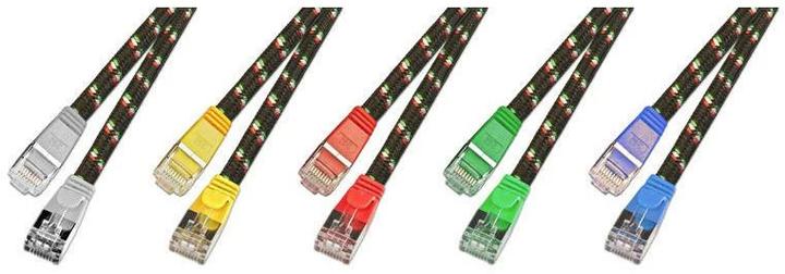 Actual product image Wirewin Network cable with nylon jacket (STP, CAT6, 0.50 m)