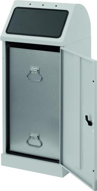 Actual product image 75 litre recycling bin with self-closing flap (75 l)