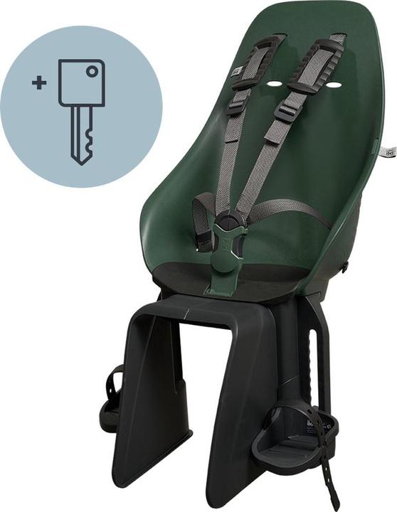 Urban Iki Bio -Fahrradsitz hinter Taâ € € € € “Ke Dragermontage - Mosu Green/ Bincho Schwarz