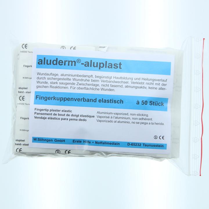 Nährwerte und Zutaten Söhngen aluderm-aluplast Fingerkuppenverband (50 x)