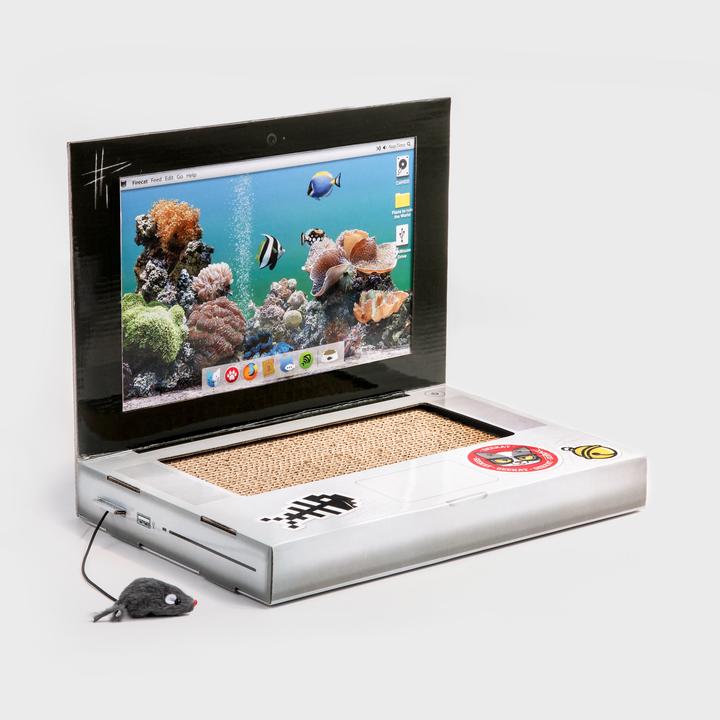 Image du produit Suck UK Ordinateur portable (Jouet d'occupation chat, Jouet à gratter chat)