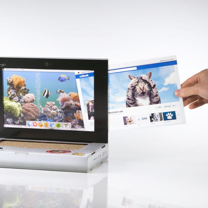 Image du produit Suck UK Ordinateur portable (Jouet d'occupation chat, Jouet à gratter chat)