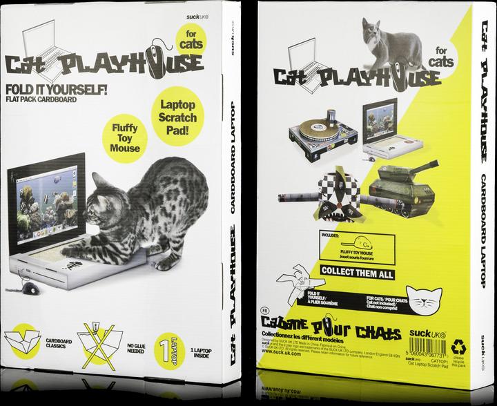 Image du produit Suck UK Ordinateur portable (Jouet d'occupation chat, Jouet à gratter chat)