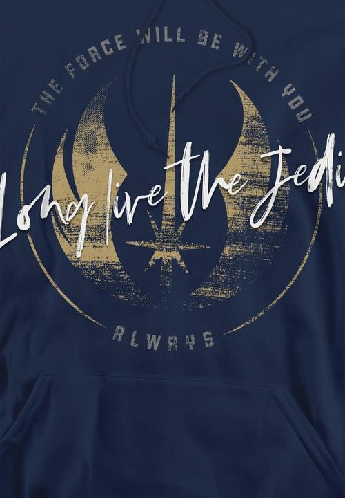 Image du produit Star Wars - Sweat à capuche LONG LIVE THE JEDI - Homme (M)