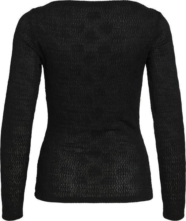 Actual product image Vila Boat-neck top with long sleeves (XS)