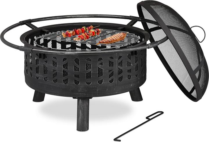 Immagine prodotto Relaxdays Braciere da-esterno (75 cm)