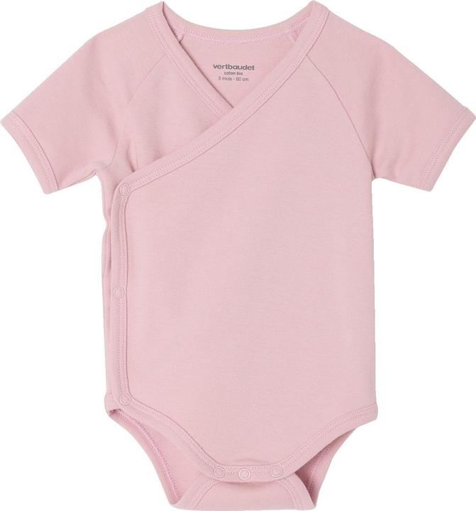 Immagine prodotto Vertbaudet Bio-Kollektion: 3er-Pack Baby Wickelbodys mit kurzen Ärmeln PETIT COEUR (68)