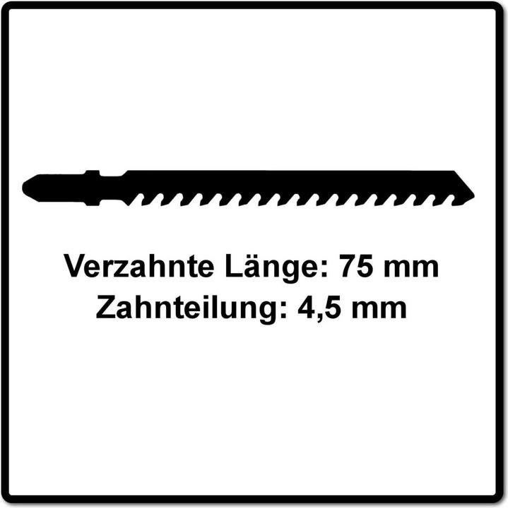 Produktbild Festool HM 75/4,5/2 Building Materials Abrasive Materials Stichsägeblatt 75 mm 2 Stk. ( 2x 204343 )